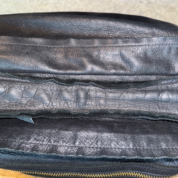 Vince Camuto 'Mica" hobo handbag, black with gold hardware - Picture 12 of 12